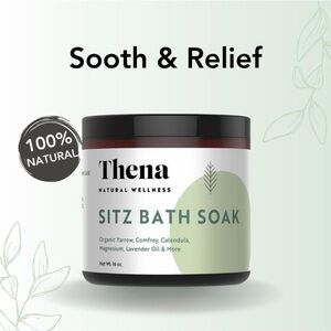 Thena Natural Wellness Sitz Bath Soak Postpartum & Hemorrhoid Essentials